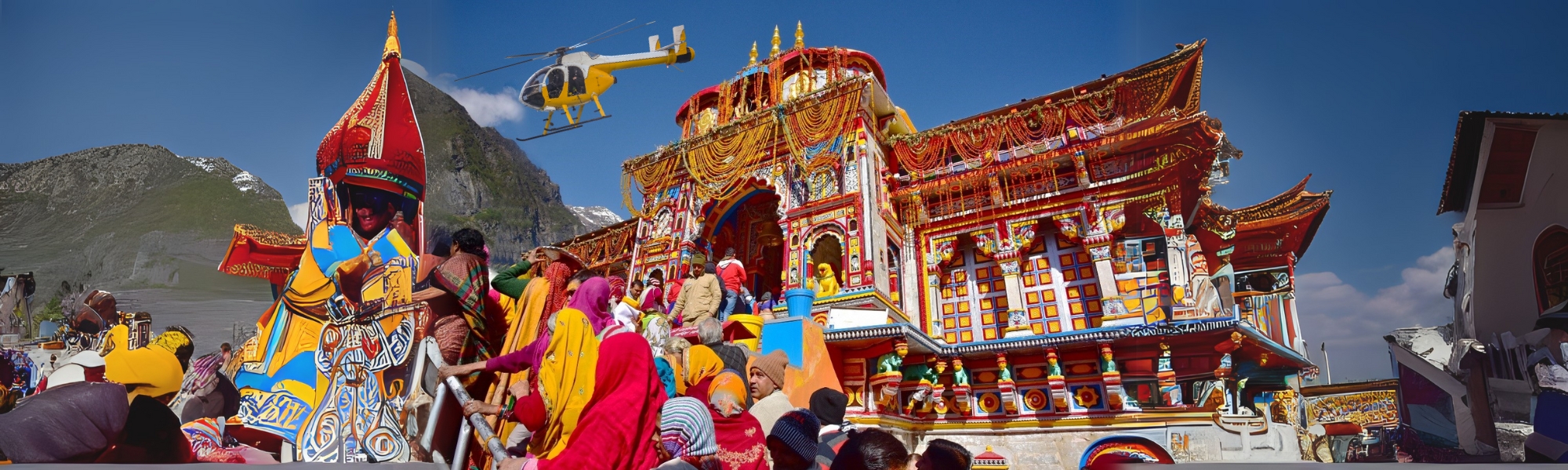 Badrinath Yatra by Helicopter